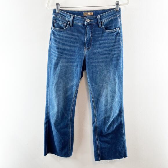 Kut From The Kloth Kelsey High Rise Fab Ab Flare Jeans Blue 2 - Picture 2 of 6